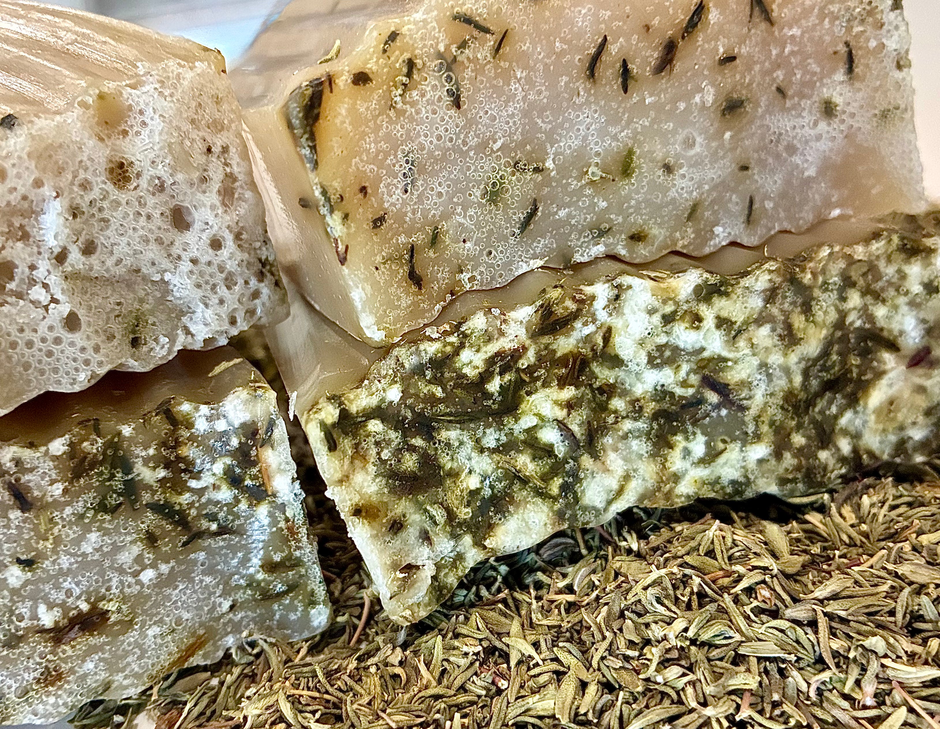 Thyme soap bar